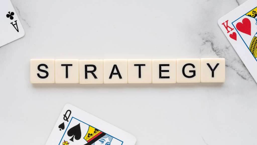 a spelled out word for "strategy"