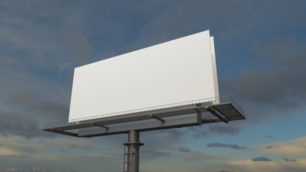 empty billboard