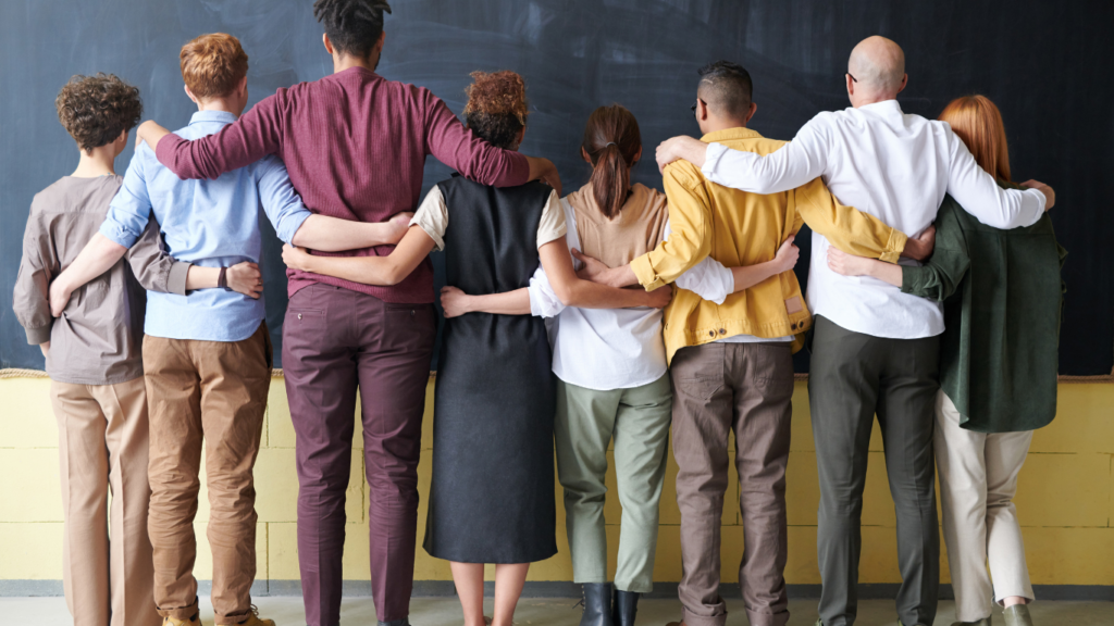 group of people standing