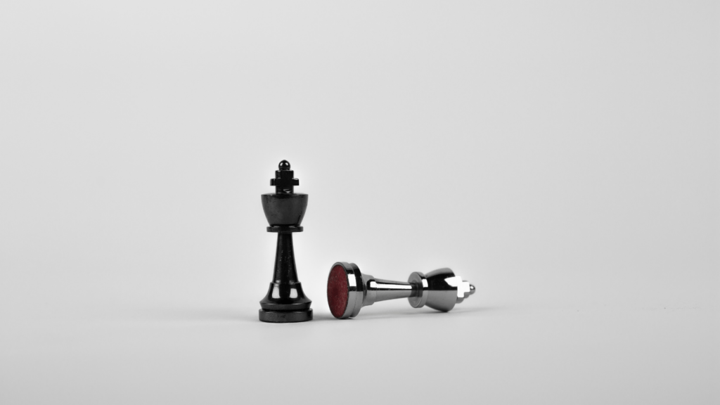 a chess pieces that shows winning strategies