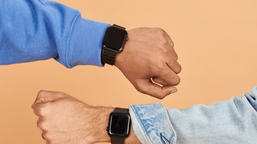 a picture of two smartwatch