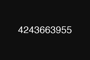 4243663955