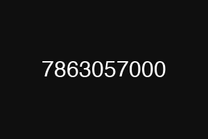 7863057000