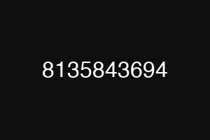 8135843694